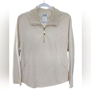 VTG Escada Sport 1/4 Zip Sweater Breast Cancer Awareness Size S